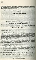 Archivo:Cabildo Colonial de Quito - 6 Febrero 1615 (p.464)