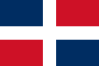 Bandera de República Dominicana (pabellón mercante)