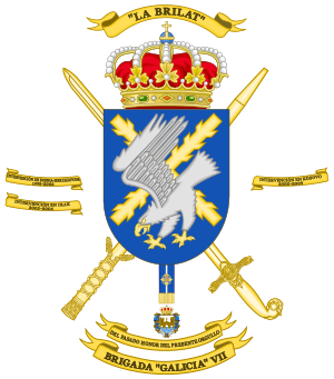 Coat of Arms of the 7th Brigade Galicia (Polyvalent Brigade).svg