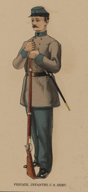 Archivo:Confederate private infantry uniform