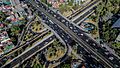 Cruce de Calzada de Tlalpan y Circuito Interior Río Churubusco desde un dron 10