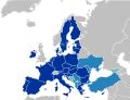 EU-candidate countries map