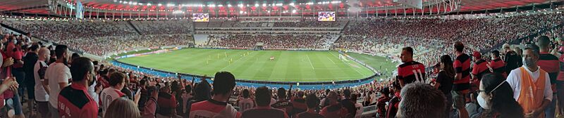 Archivo:Foto Panorâmica do jogo Flamengo contra Barcelona(Equador) válido pela semifinal da Copa Libertadores de 2021