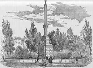 Archivo:Fuente del Obelisco de la Castellana-ca. 1850