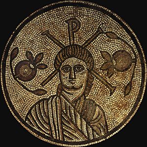 Archivo:Hinton St Mary central roundel mosaic