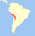 Hippocamelus antisensis distribution