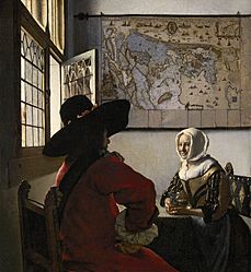 Archivo:Johannes Vermeer - De Soldaat en het Lachende Meisje - Google Art Project