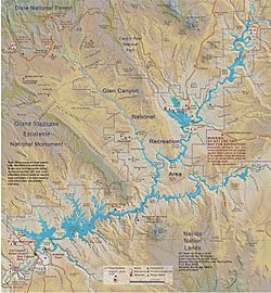 Archivo:Lake Powell Map