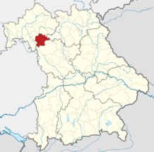 Locator map KT in Bavaria.svg