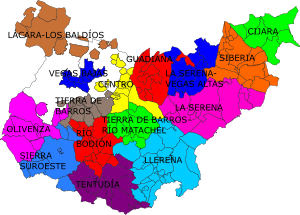 Archivo:Mancomunidades integrales Badajoz nombres def
