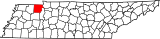 Map of Tennessee highlighting Henry County.svg