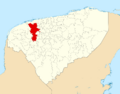 Mexico Yucatan Merida location map