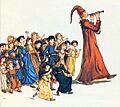 Pied Piper with Children
