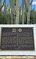 Placa del Jardín Botánico Helia Bravo Hollis