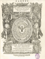 Sacrarum varii styli cantionum tituli spiritus sancti, Libro I