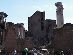 Temple of Castor and Pollux and Temple of Vesta