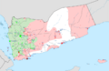 Yemen war detailed map