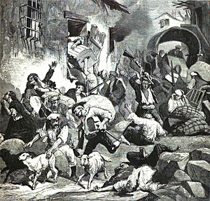 1874-07-30, La Ilustración Española y Americana, Sucesos de Cuenca, El saqueo (cropped).jpg
