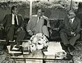 1979. Septiembre, 18. Rafael Caldera, Rómulo Betancourt y John K Galbraith
