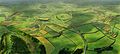 A bird's eye view of an early medieval óenach (assembly) at Rathcroghan, by JG O'Donoghue. Image courtesy of Rathcroghan Visitor Centre