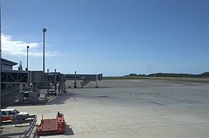 Archivo:Aeropuerto de Asturias - plataforma de estacionamiento