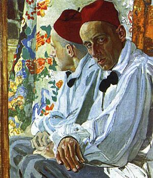 Archivo:Alexander Y Golovin Portrait of Meyerhold