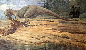 Archivo:Allosaurus eating
