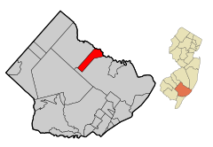 Atlantic County New Jersey Incorporated and Unincorporated areas Egg Harbor City Highlighted.svg