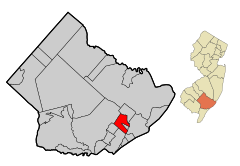 Atlantic County New Jersey Incorporated and Unincorporated areas Pleasantville Highlighted.svg