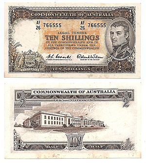 Archivo:Australia 10 Shillings 1961- 1965 ND Banknote II