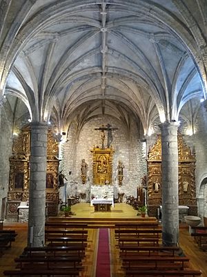 Archivo:Bóveda de crucería de la Iglesia de Panticosa