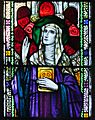 Ballylooby Church of Our Lady and St. Kieran North Transept East Window Detail Saint Ita 2012 09 08