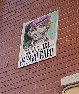 Archivo:Calle Payaso Fofó en Vallecas