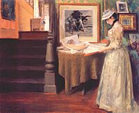 Chase William Merritt In The Studio c1892-3