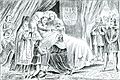 Death of Emperor Dušan, 19th-century drawing
