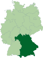 Archivo:Deutschland Lage von Bayern