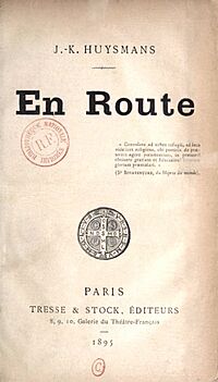 Archivo:En route, Huysmans, 1895, couverture