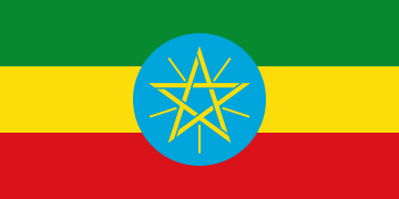 Flag of Ethiopia (1996-2009)
