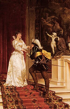 Archivo:Frédéric Soulacroix - The Cavalier's Kiss