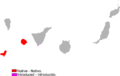 Gallotia caesaris range Map