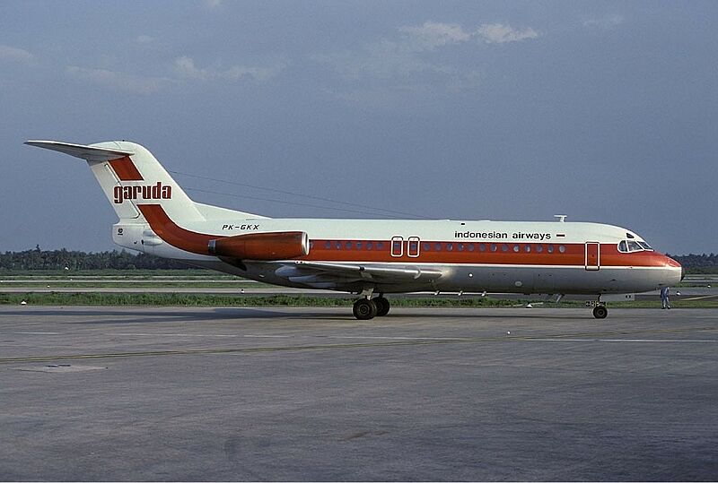 Garuda Fokker F-28-4000 Fellowship Wallner
