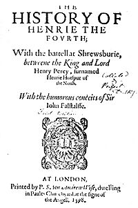 Archivo:Henry IV 1 title page