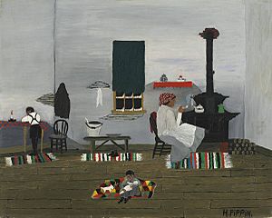 Archivo:Interior by Horace Pippin, 1944, National Gallery of Art, Washington