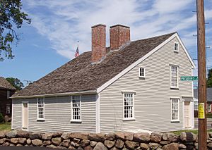 Archivo:John Quincy Adams birthplace, Quincy, Massachusetts