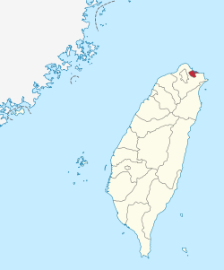 Keelung City in Taiwan.svg