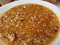 Lentejas con arroz, gastronomía de España