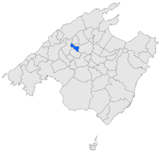 Localització de Lloseta respecte de Mallorca.svg
