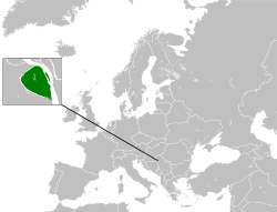 Location of Liberland within Europe.svg