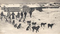 Mail team leaving Circle City for Ft. Gibson, Alaska, c.1900.jpg