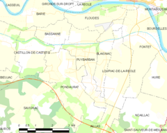 Map commune FR insee code 33346.png
